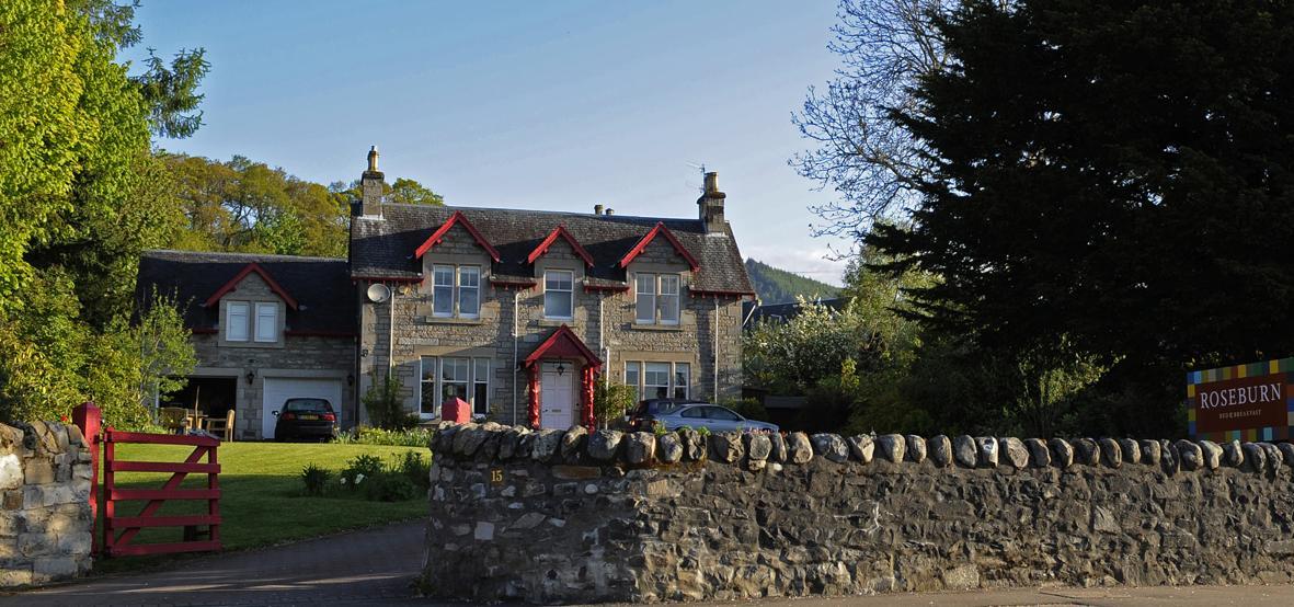 Roseburn B&B Pitlochry Exterior foto
